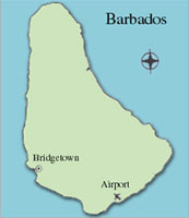 Barbados Map